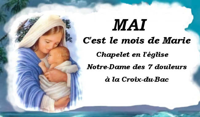 Mai, c'est le mois de Marie