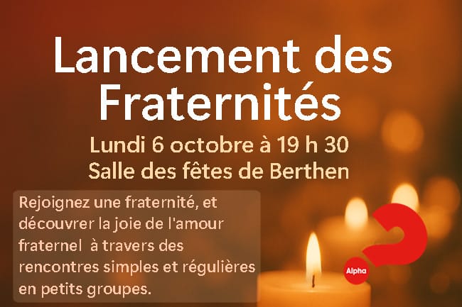 Lancement des fraternités