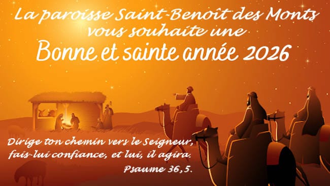 L’E.A.P. Saint-Benoît des Monts vous souhaite une très belle année et une sainte année 2026