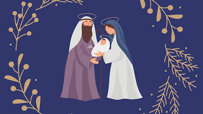 Veillée de Noël en famille